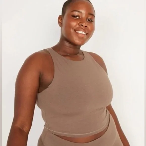 NWOT! Play Clay Light Support PowerChill Longline Sports Bra Tank  💕 - Picture 3 of 4